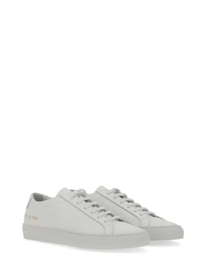 Common Projects Leather Sneakers In Animal Print