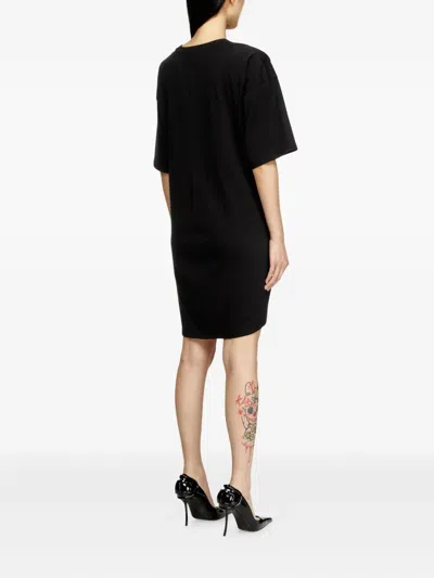 Diesel D-eivor Short Dress In Black