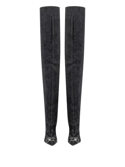 Diesel Boot "d-venus 90" In Black