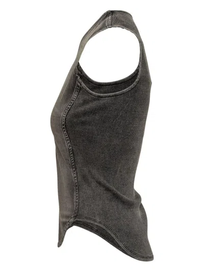 Diesel Denim Top With A Used Effect In Multi