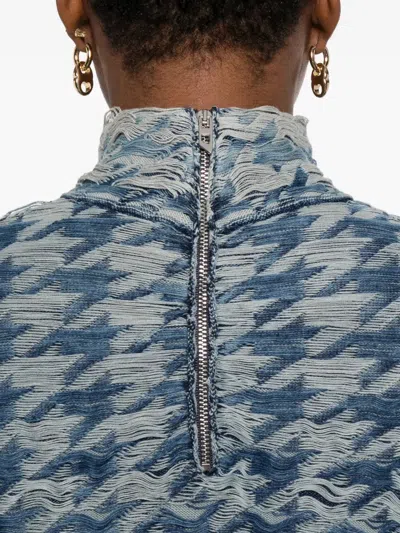 Diesel Turtleneck Sweater In Blue