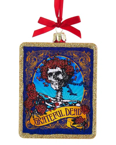 Kurt Adler 4.25in Glass Grateful Dead Ornament In Multi