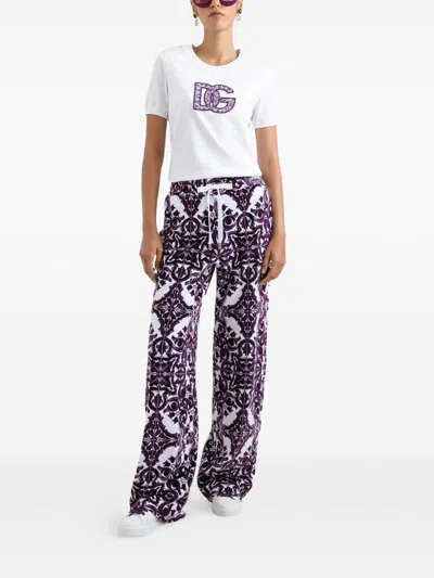 Dolce & Gabbana Dolce&gabbana Women Maiolica T-shirt In Multi