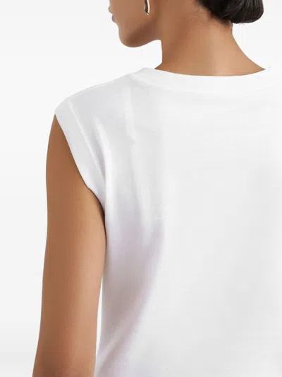 Dolce & Gabbana Women Logo Cotton T-shirt In White