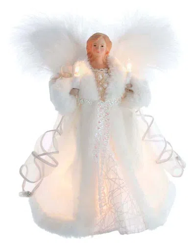 Kurt Adler 120-light Gray Fuzzy Multi Strand Warm White Led Set In White