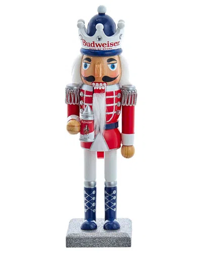 Kurt Adler 10-inch Budweiser Nutcracker In Multi