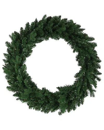 Kurt Adler 30-inch Unlit Jackson Pine Wreath In Green
