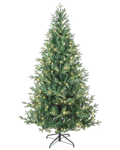 Kurt Adler 6-foot Warm White Led Jackson Pine Tree In Green