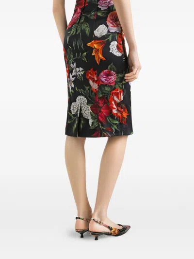 Dolce & Gabbana Midi Dress In Multi