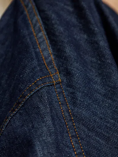 Dries Van Noten Women Casio Denim Shirt In Blue