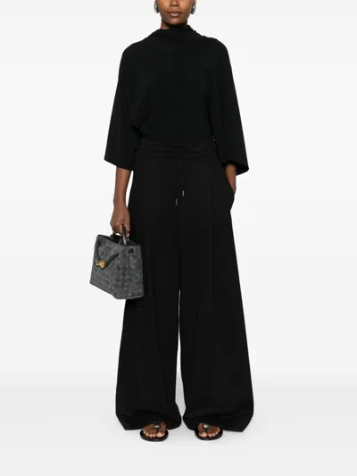 Dries Van Noten Pleated Drawstring Track Pants In Multi