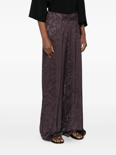 Dries Van Noten Wide-leg Casual Pants In Multi