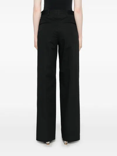 Dries Van Noten Portias Cotton Trousers In Black