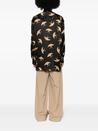 Dries Van Noten Women's 00970 Calmo Shirt In Black