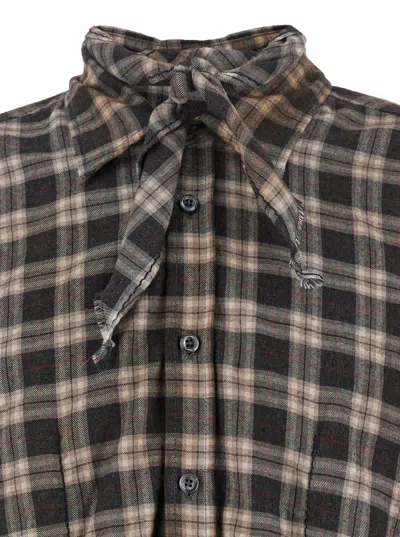 Dsquared2 Dsquared Men Embroidered Flannel Dsquared X Magliano Shirt In Multi