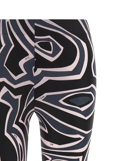 Pucci Abstract Pattern Stretch Fit Trousers In Multi
