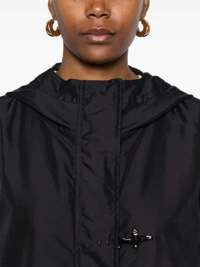 Fay Short Parka In Black