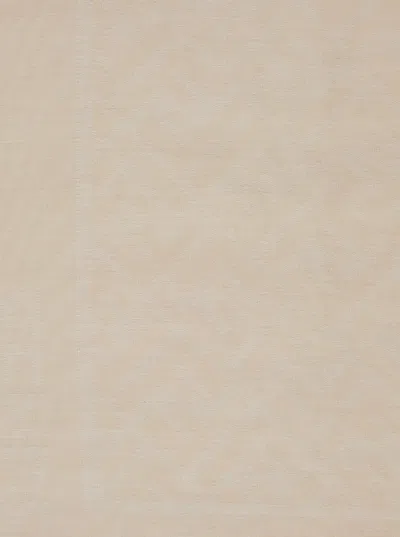 Fendi Women Scialle In Cotone Ff In Neutral