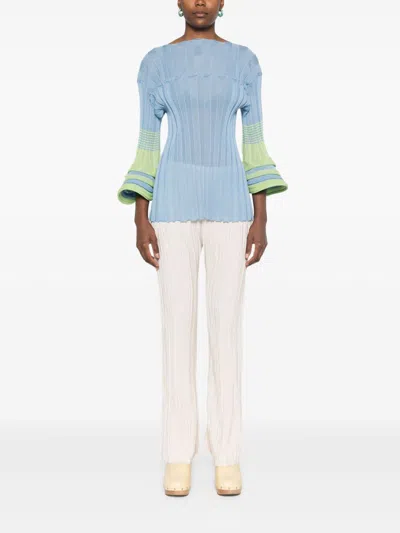 Forte Forte Golden Goose Cotton Wide-leg Sweatpants In Multi