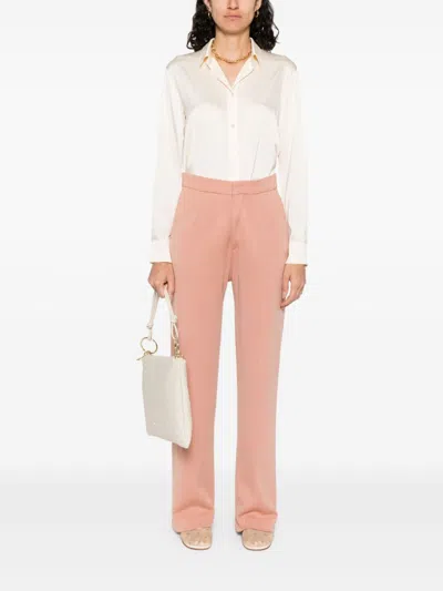 Forte Forte Essential Heavy Stretch Silk Satin Shirt In White