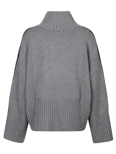 Pinko Suéter Cuello Redondo - Gris In Gray