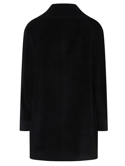 Tagliatore Oversize Coat In Black