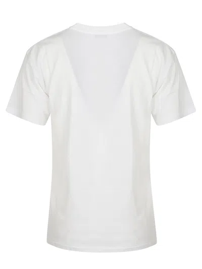 Polo Ralph Lauren T-shirt In Cotone Bianco  Donna In Red