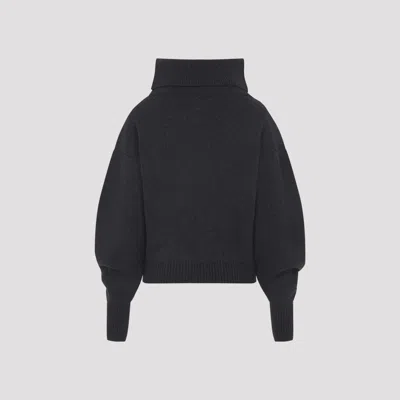 Jacquemus La Maille Pallone In Wool In Black