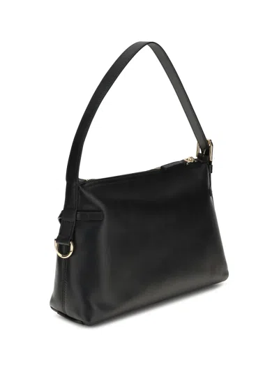 Givenchy Voyou Mini Shoulder Bag In Shiny Leather In Black
