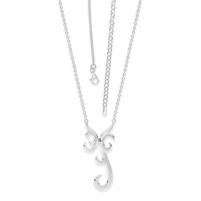 Lucy Quartermaine Women's Silver Elements Air Pendant In Metallic