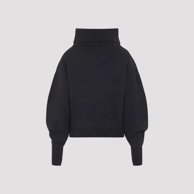 Jacquemus La Maille Pallone In Wool In Gray