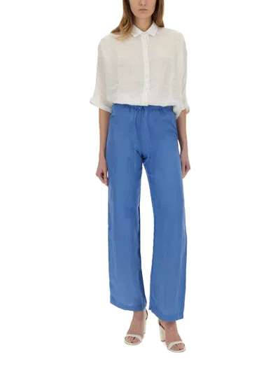 120% Lino Linen Pants In Multi