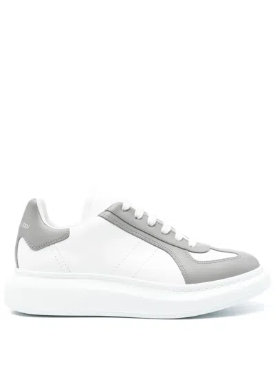 Alexander Mcqueen Chunky Sole Sneakers Contrasting Panels In White