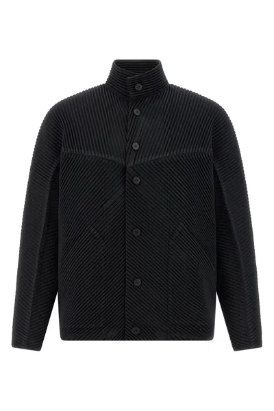 Issey Miyake 'monthly Colors: September' Jacket In Black