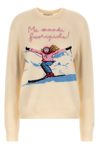 Mc2 Saint Barth New Queen Sweater In Neutral