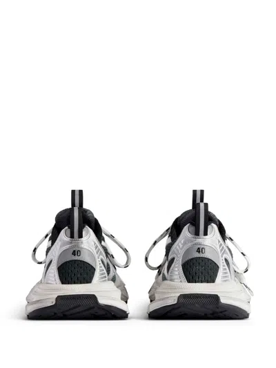 Balenciaga Multicolor Mesh And Rubber 3xl Gradient Sneakers In Gray