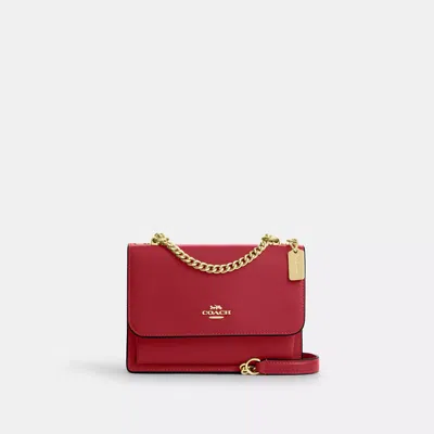 Coach Mini Klare Crossbody Bag In Red