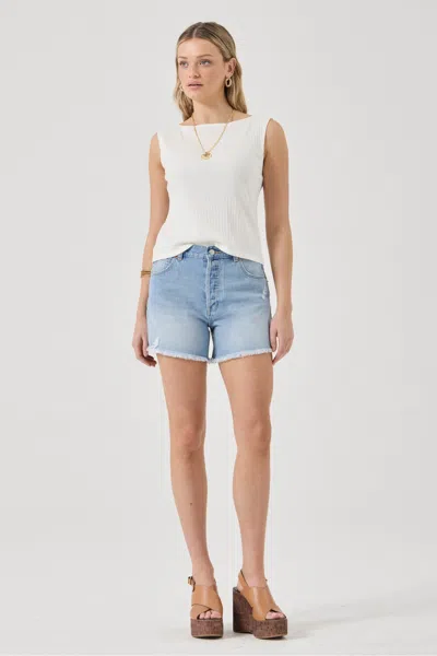 Rolla's Original Denim Beach Shorts In Light Vintage Blue