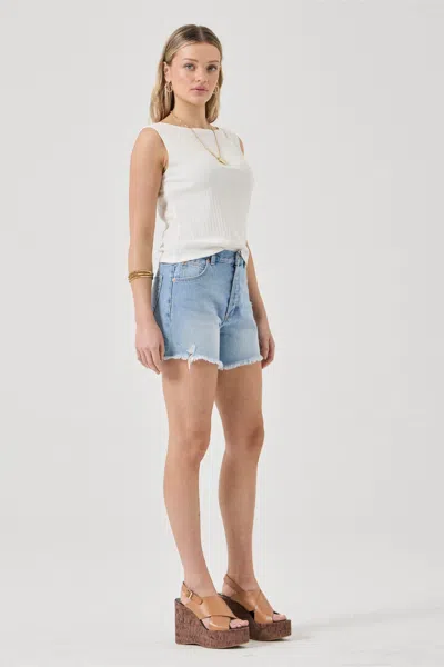 Rolla's Original Denim Beach Shorts In Light Vintage Blue