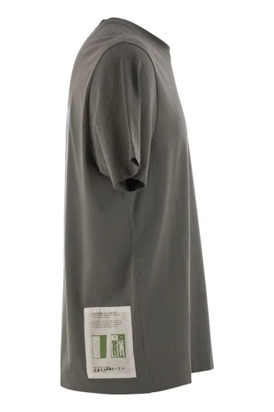 C.p. Company C.p.company Cotton T-shirt With Print In Gray