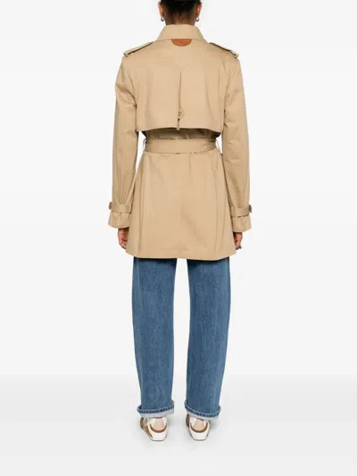 Chloé Women's Short Trench In Animal Print