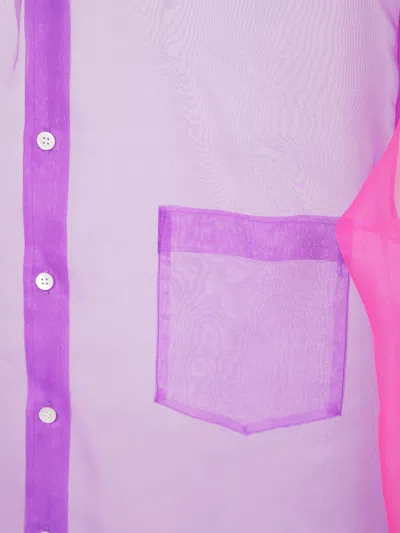 Comme Des Garçons Woman Blouse In Animal Print