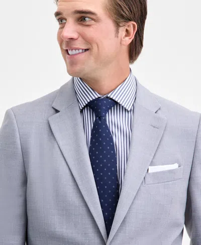Nautica Men's Modern-fit Active Stretch Solid Blazer In Gray