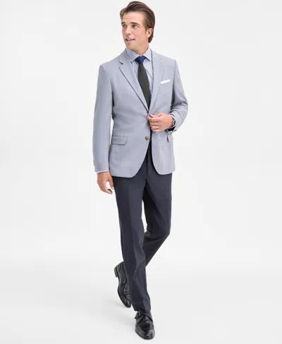 Nautica Men's Modern-fit Active Stretch Solid Blazer In Gray