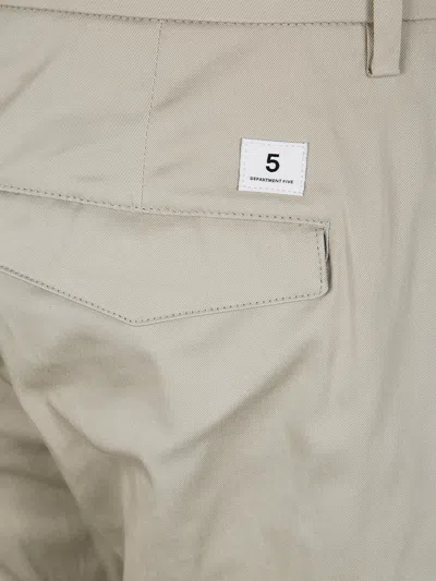 Department Five Chino Prince Slim Crop In Animal Print