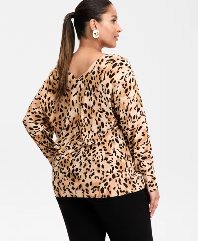 Inc International Concepts Women's V-neck Sweater, Created For Macy's In Multi