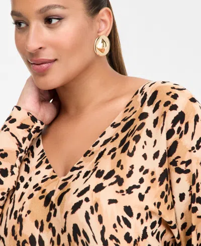 Inc International Concepts Women's V-neck Sweater, Created For Macy's In Multi