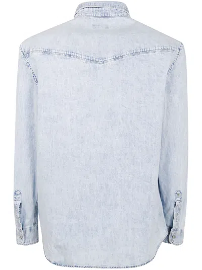 Dondup Denim Shirt In Blue