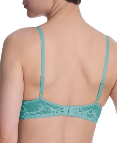 Natori Women's Feathers Lace Contour Underwire Plunge Bra 730023 In Multi