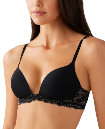 B.tempt'd By Wacoal Women's Feeling Famous Wireless Push-up Bra 956209 In Black